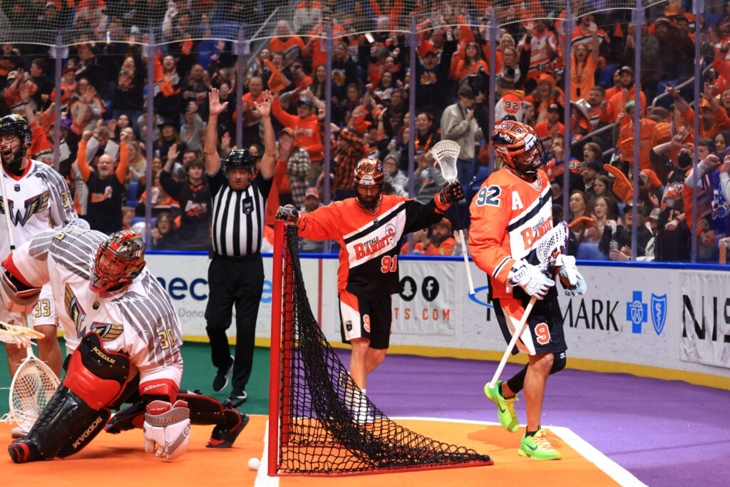 Buffalo Bandits vs Philadelphia Wings, January 18, 2025 at KeyBank Center.