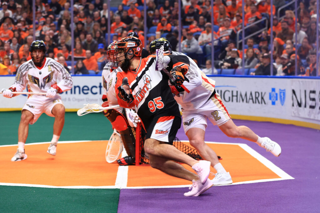 Buffalo Bandits vs Philadelphia Wings, January 18, 2025 at KeyBank Center.