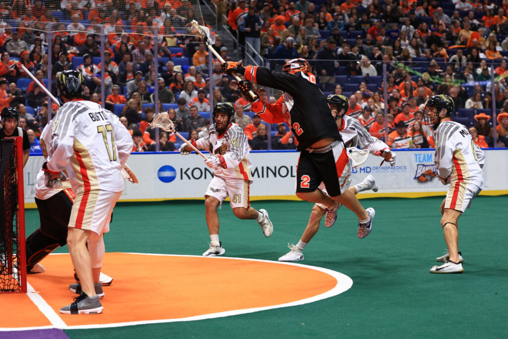 Buffalo Bandits vs Philadelphia Wings, January 18, 2025 at KeyBank Center.